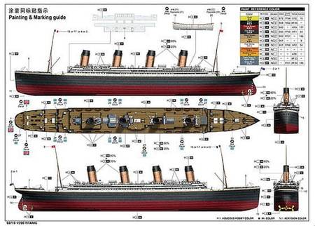 Trumpeter 03719 Titanic