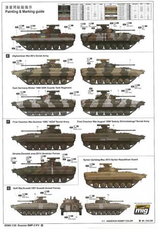 Trumpeter 05584 Russian BMP-2 IFV model plastikowy do sklejenia i pomalowania