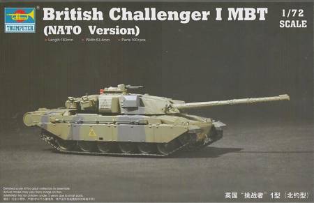 Trumpeter 07106 British Challenger I MBT NATO Ver