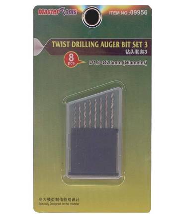 Trumpeter 09956 Twist Drilling Auger Bit Set 3