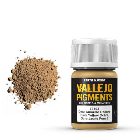 Vallejo Pigments 73103 Dark Yellow Ochre