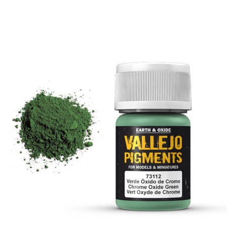 Vallejo Pigments 73112 Chrome Oxide Green