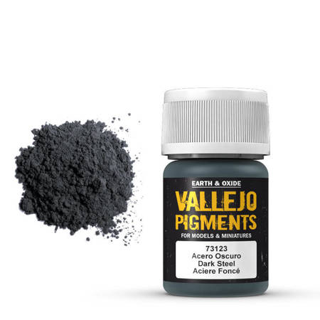 Vallejo Pigments 73123 Dark Steel