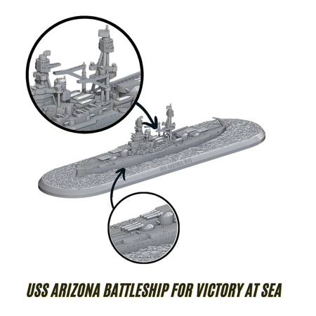 Victory At Sea USS Arizona 1:1800