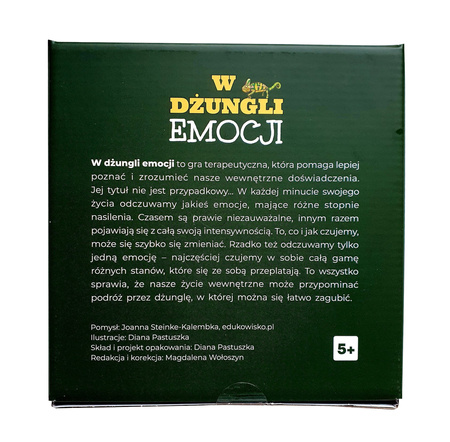 W dżungli emocji therapeutic boardgame PL