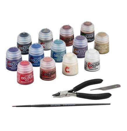 Warhammer 40.000 Paints + Tools Set zestaw farb