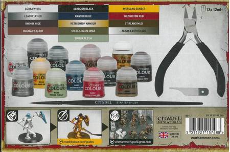 Warhammer Age Of Sigmar Paints + Tools Set - zestaw farb