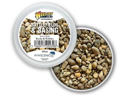 Warlord Battlefields&Basing Rocks & Pebbles kamienie (180 ml)