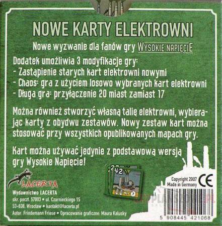 Wysokie Napęcie - Nowe Karty Elektrowni