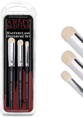 Zestaw pędzli Army Painter Masterclass Drybrush Set