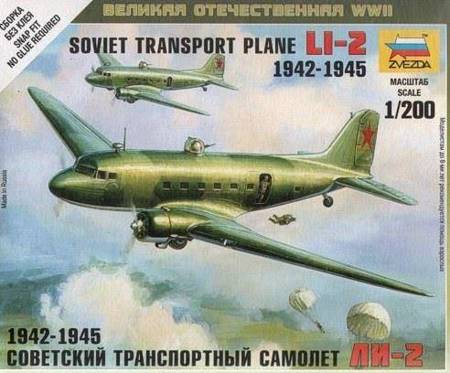 Zvezda 6140 Soviet Transport Plane LI-2