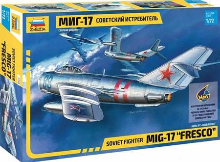 Zvezda 7318 MIG-17 "Fresco" Soviet Fighter