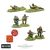 Bolt Action WWII Soviet Army Weapons Teams + 3 kości rozkazów