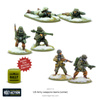 Bolt Action WWII US Army Weapons Teams (Winter) + 3 kości rozkazów