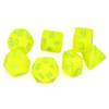 Kości zestaw RPG Chessex Vortex Electric Yellow/Green