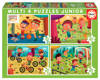 Puzzle Junior 20+40+60+80 el. Sport (Educa)