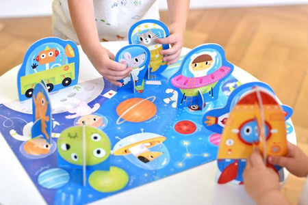 CzuCzu - Puzzle przestrzenne Kosmos / 2+