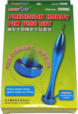 Ręczna mini-wiertarka Trumpeter 09986 Precision Hobby Pin Vise Set 