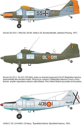 Special Hobby 72327 Dornier Do 27 CASA C-127