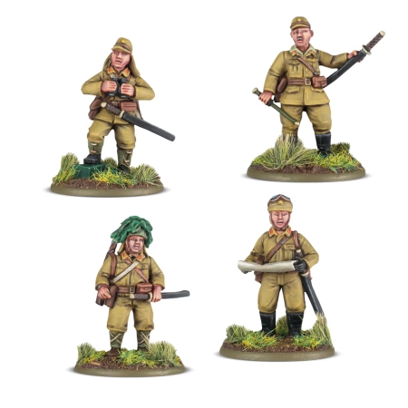 Bolt Action Japanese Platoon Commanders