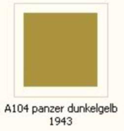 Farba Pactra A104 Panzer Dunkelgelb 1943