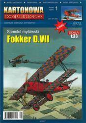 Kartonowa Kolekcja 01 Samolot Fokker D.VII