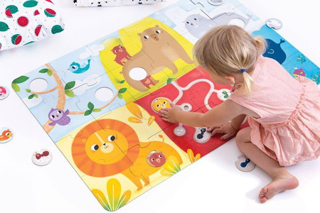 CzuCzu - Duże Puzzle z Dziurką / 2+