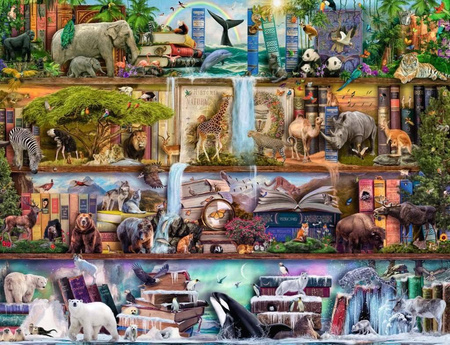 Puzzle 2000 elementów Świat Zwierząt (Ravensburger)