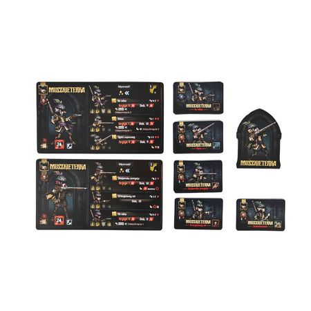 Darkest Dungeon Gra Planszowa + Skarbiec + Crimson Court + Muszkieterka