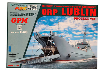 GPM 595 ORP Orzeł model kartonowy do sklejenia