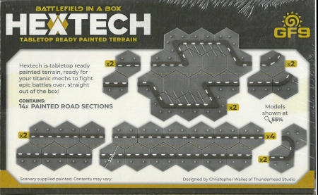 Battlefield in A Box HexTech HEXT18 Trinity City Roads / Drogi