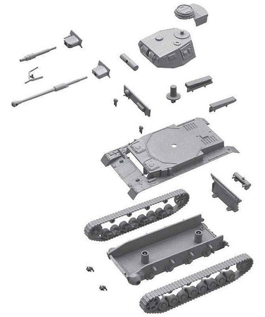 Italeri 7514 Pz. Kpfw. IV Ausf. F1/F2