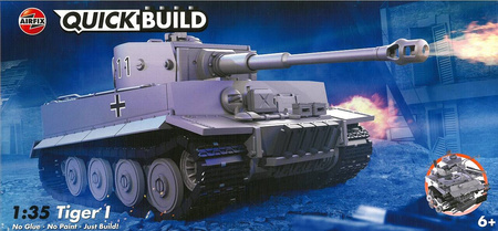 Airfix Quickbuild Tiger I scale 1:35 model z klocków do złożenia