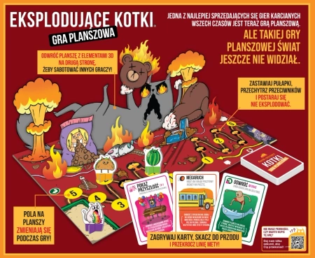 Eksplodujące Kotki Gra Planszowa