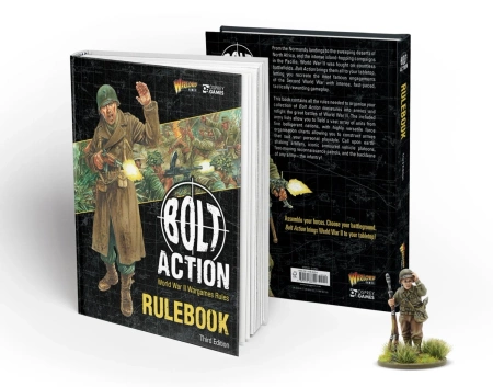 Bolt Action Third Edition Rulebook +  model Francis S. Currey Special Miniature