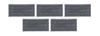 Podstawki Citadel 25 mm x 50 mm Rectangular Bases / prostokątne (5 sztuk)