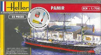 Heller 49058 Żaglowiec Pamir - zestaw z farbami