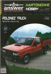 Model kartonowy Answer Kartonowe Hobby 541 Polonez Truck