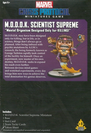 Marvel Crisis Protocol CP145 M.O.D.O.K. Scientist Supreme Character Pack