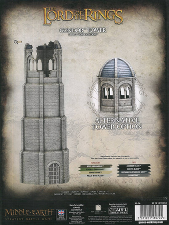 Middle-Earth Strategy Battle Game Gondor Tower sceneria
