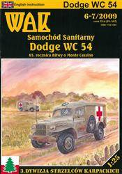 Model kartonowy WAK 6-7/09 Dodge WC54