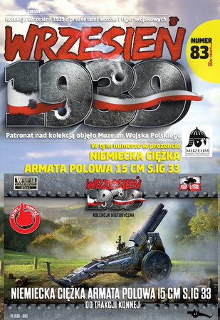 Wrzesień 1939 83 Armata polowa 15cm s.IG 33