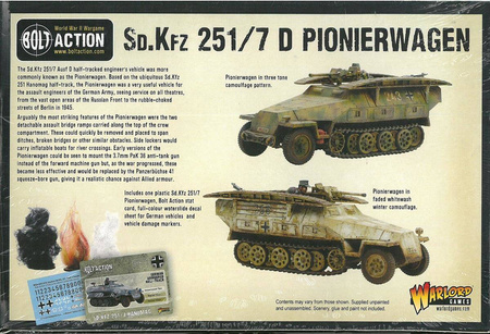 Bolt Action Sd.Kfz 251/7 D Pionierwagen