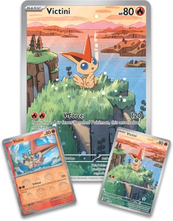 Pokemon TCG Scarlet&Violet Black Bolt & White Flare Victini Illustration Collection