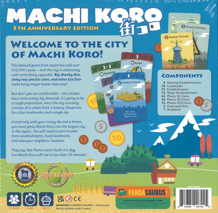 Machi Koro 5th Anniversary Edition - Metropolia ENG