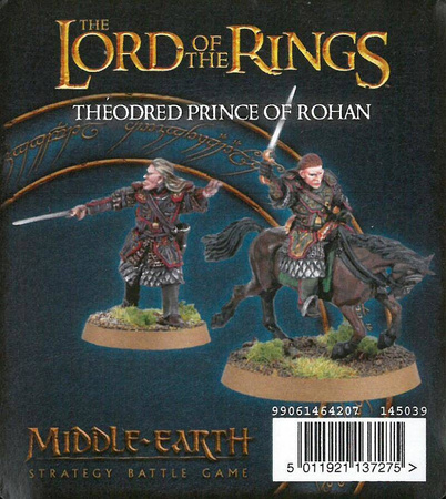 LOTR Theodred Prince of Rohan foot and mounted