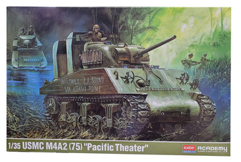 Academy 13562 USMC M4A2 (75) "Pacific Theater" model plastikowy do sklejenia i pomalowania