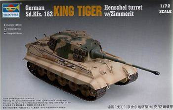 Trumpeter 07291 King Tiger Henschel Turret