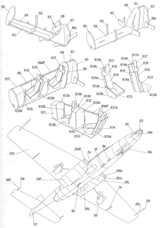 Model kartonowy WAK 6-7/20 TS-11 Iskra bis DF