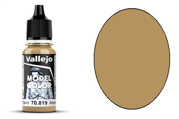 Farba Vallejo Model Color 137 70819 Iraq Sand